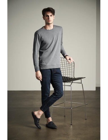 A-AN73000-UNISEX LIGHT TERRY CREW